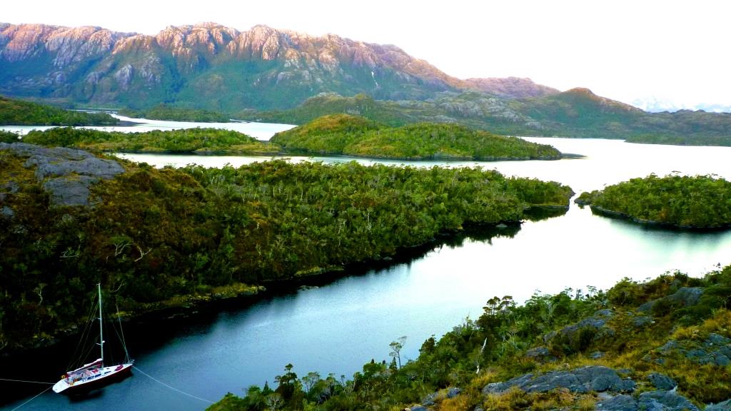 Mouillage forain en Patagonie